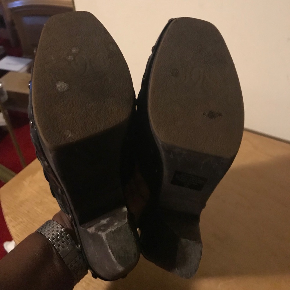 High heel mules/clogs